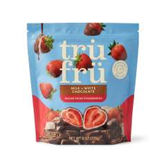 tru fru Milk + White Chocolate Frozen Fresh Strawberries